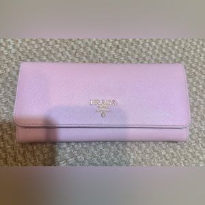PRADA large saffiano leather wallet